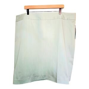 NEW Liz Claiborne Women's 22W Mint Green Pencil Skirt Stretch Knee Length
